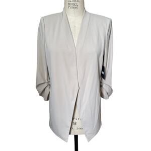 NWT DKNY Soft Blazer in Pebble Tan Size Small